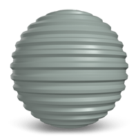 Silver Metallic / Mega-Rib